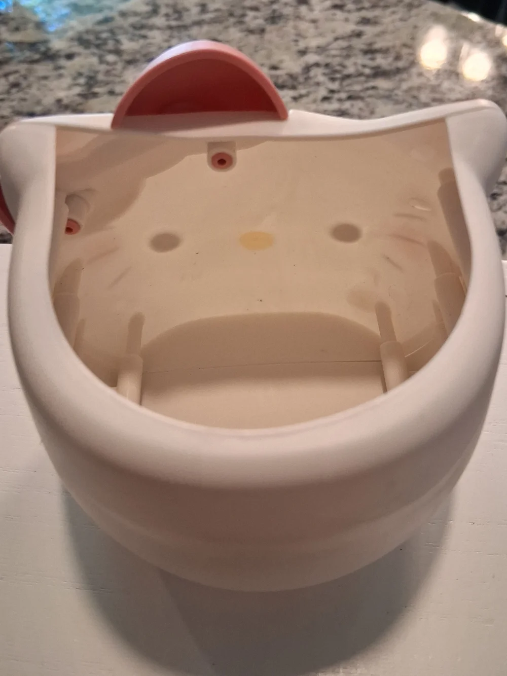 Hello Kitty White Face With Pink Bow Brush Cup